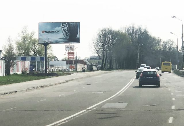 Щит 6x3,  Повітрофлотський просп., 94, 250 м від Міжнародного аеропорту "Київ" ім. Сікорського, в напрямку Кільцева дорога