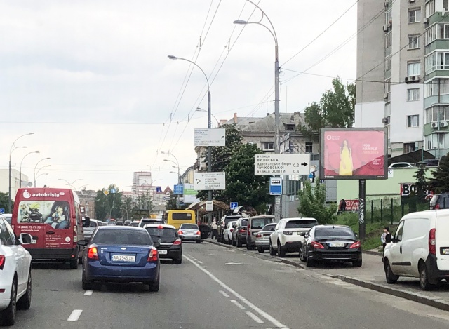 Скролл 3.14x2.3,  Лобановського Валерія вул., 9 (навпроти NOVUS), виїзд на Севастопольську площу