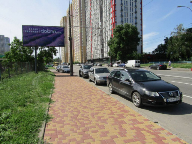 Щит 6x3,  Науки просп., 49 (АЗС Wog), навпроти ЖК "Науки 58", в напрямку Столичне шосе