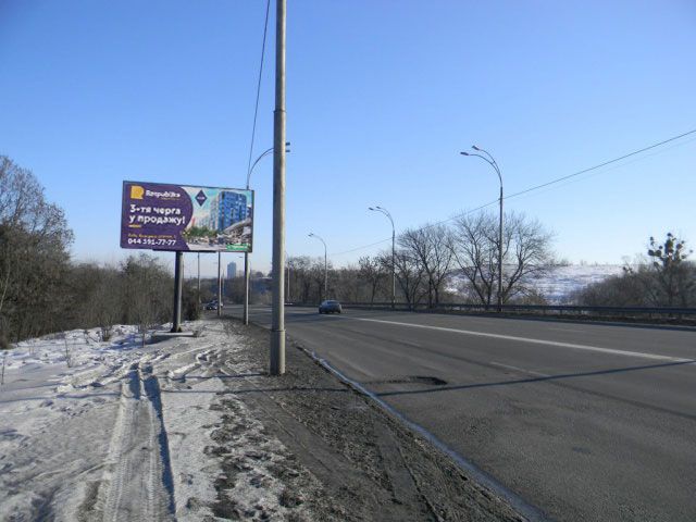 Щит 6x3, Заболотного Академіка вул., 700 м від повороту на Квітуча вул., в напрямку Столичне шосе Щит 6x3, Заболотного Академіка вул., 700 м від повороту на Квітуча вул., в напрямку Столичне шосе