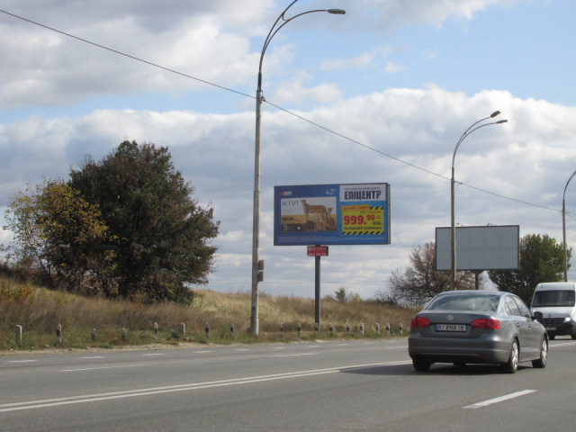 Щит 6x3,  Заболотного Академіка, 200 м від АЗС ANP, в напрямку Столичне шосе