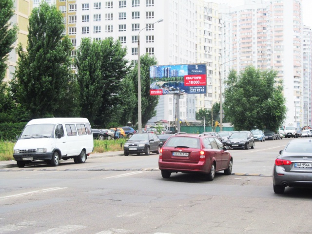 Щит 6x3,  Драгоманова вул., 6/1 (ЖК Телескоп, Приватбанк, Діла), в напрямку Здолбунівська вул