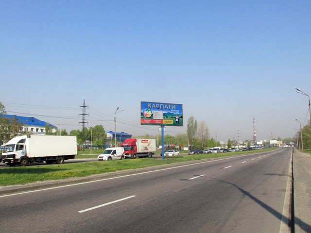 Призма 6x3,  Богатирська вул., 3д (Кредит Дніпро, АЗС Кло, Motto), на розподілювачі, в напрямку Лугова вул.