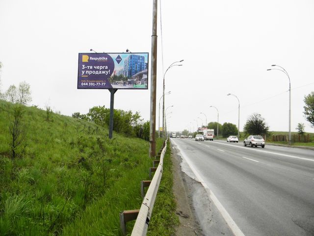 Щит 6x3,  Заболотного Академіка, 500 м від Комунальна вул., в напрямку Глушкова Академіка просп.