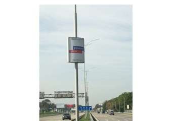 Сітілайт 1.2x1.8,  Бориспольская трасса, напротив АЗС Socar, напр. в Киев, №2